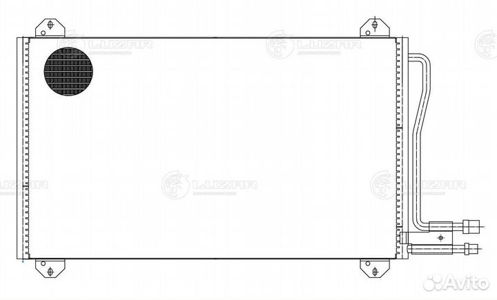 Радиатор кондиционера для автомобилей Mercedes-Ben