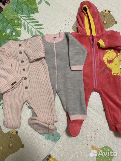 Вещи пакетом для девочки 68 размер