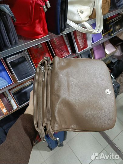 Сумка кожаная женская