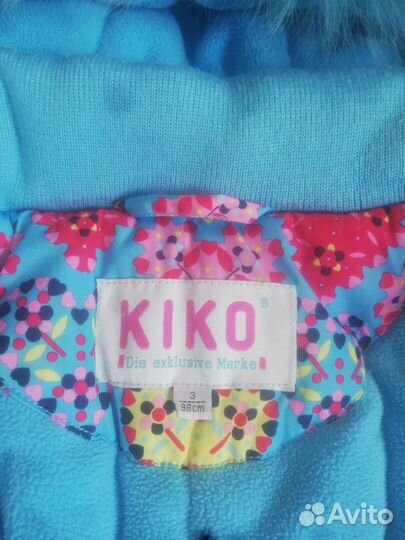 Зимний комплект kiko для девочки 98