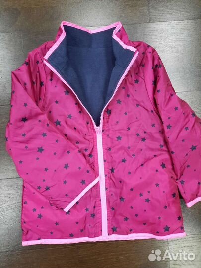 Непромокаемая курточка на флисе 134-140 Канада