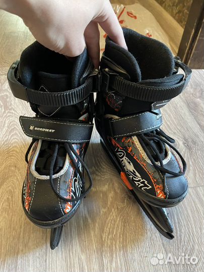 Коньки детские раздвижные