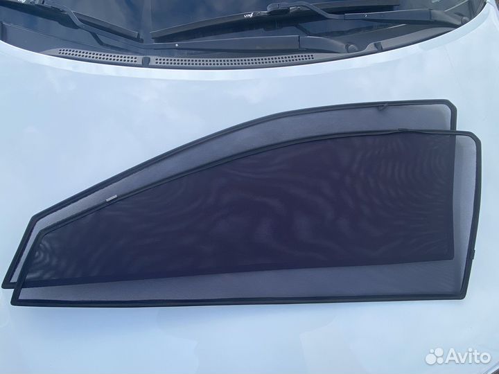 Каркасные шторки на kia rio 3