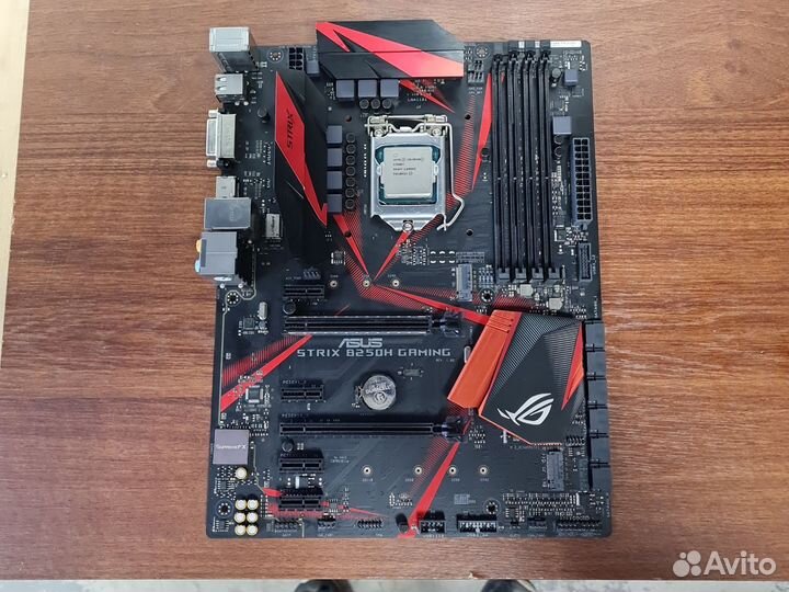 Материнская плата Asus strix b250h gaming