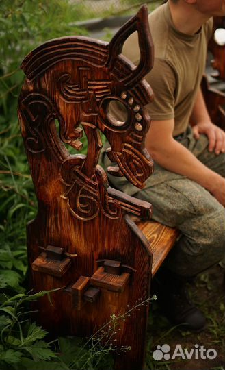 Скамья шведская (уличная мебель)