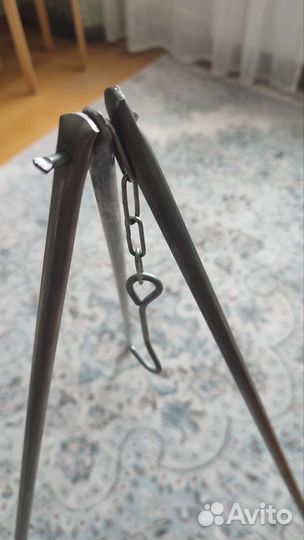 Тренога для костра туристическая складная