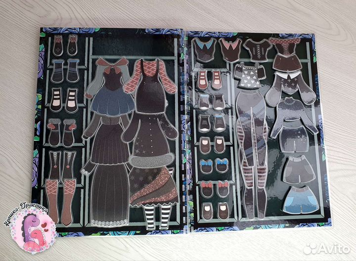 Кукла на липучках Wednesday Addams/Уенздей