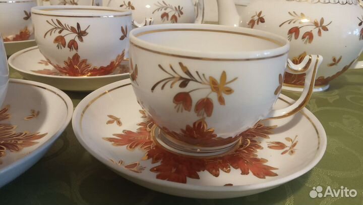 Сервиз чайный Вербилки,новый