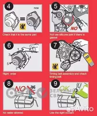 Airtex 1676 Насос водяной opel astra G/vectra B