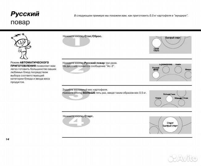 Микроволновка русский повар