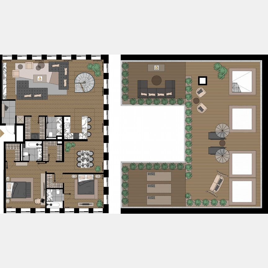 2-к. апартаменты, 147,8 м², 23/23 эт.