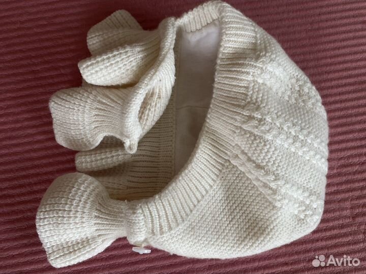 Шапка шлем для девочки