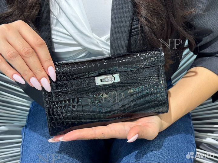 Сумка Hermes Kelly to go аллигатор