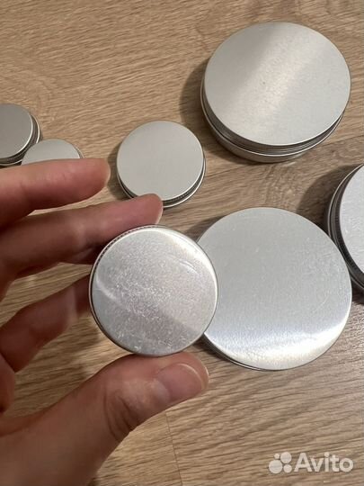 Металлические баночки(цена за все )