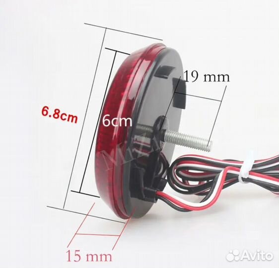 Катафот заднего бампера toyota-nissan диодный к-т