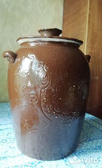 Вазон, горшок керамический напольный