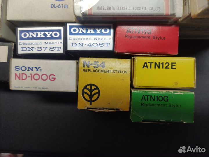 Иглы вставки для виниловых проигрывателей