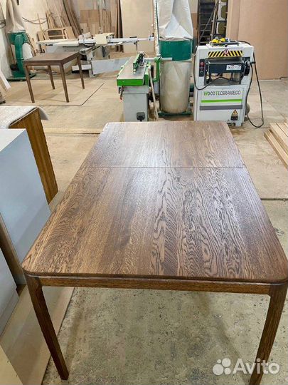 Раскладной стол из массива дуба для кухни