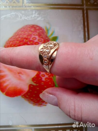 Золотое кольцо 585 проба