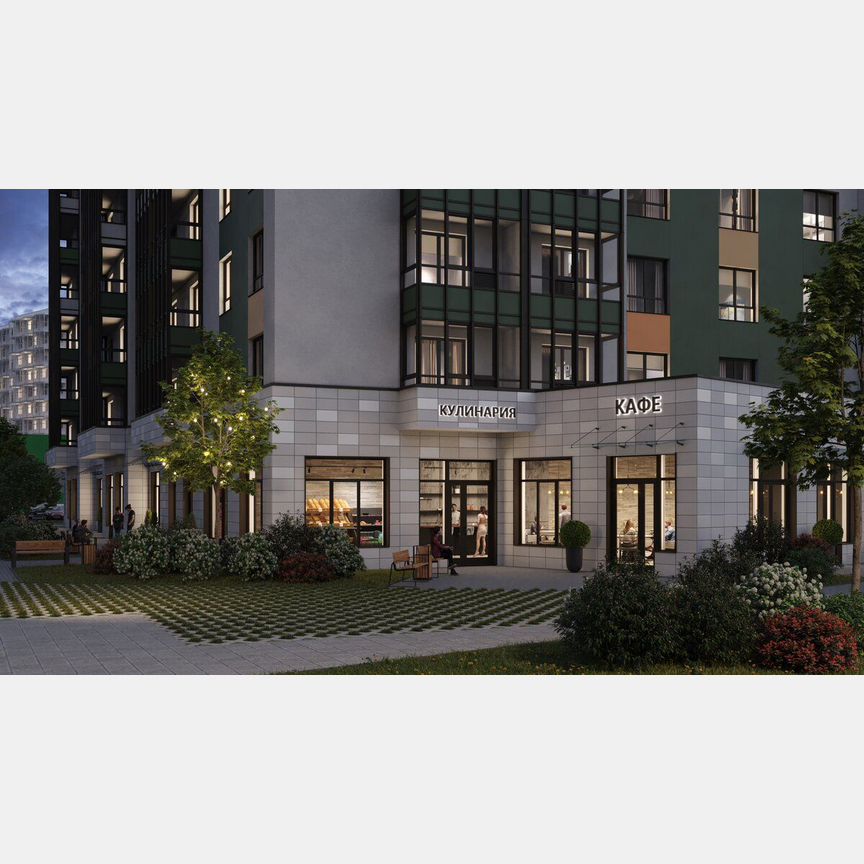 2-к. квартира, 57,8 м², 5/15 эт.