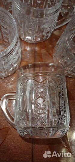 Кружки для крюшона, стопки хрусталь СССР