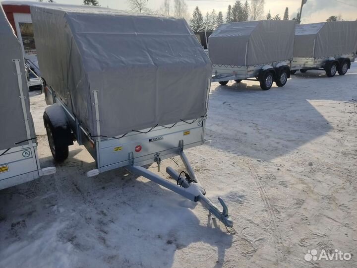 Прицеп легковой усиленный с тентом