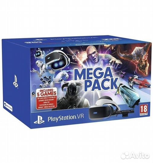 Шлем виртуальной реальности playstation vr