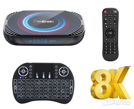 Тв Smart TV приставка Transpeed X4 Android 11