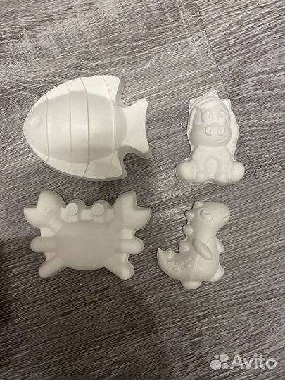 Фигурки из гипса для раскрашивания 3д раскраска