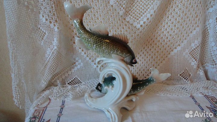 Фарфоровая статуэтка рыбы Karl Ens