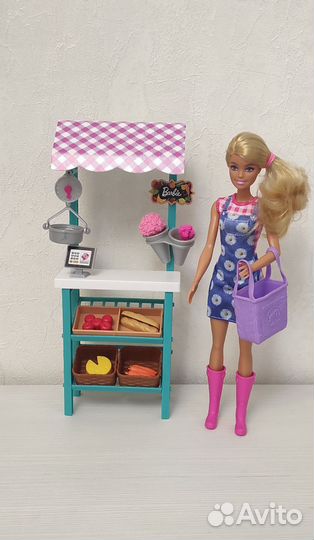Кукла барби barbie фермерский магазин