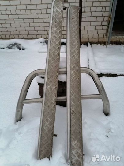 Пороги и дуги на Mitsubishi outlander XL