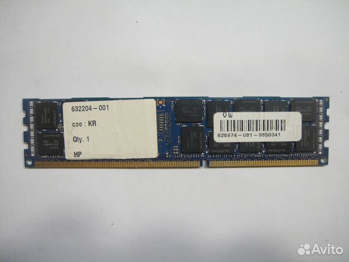 Серверная DDR3 16gb 1333 мгц REG EC