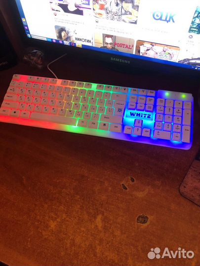 Клавиатура проводная с подсвесткой