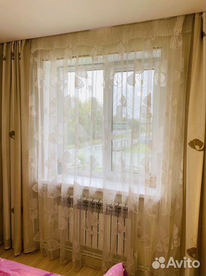 Комплект шторы и тюль