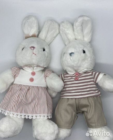 Мягкая плюшевая игрушка Зайка