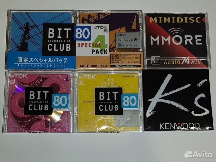 Минидиск TDK Bit Club Kenwood victor daiso axia