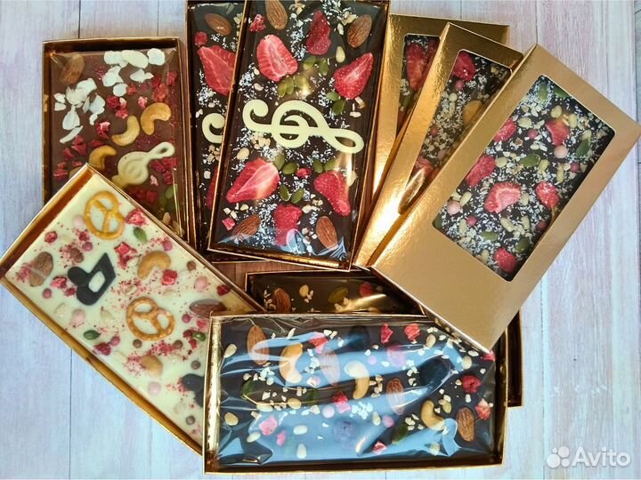 Шоколад ручной работы Шоколадные плитки подарок