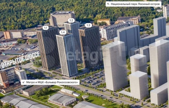 3-к. квартира, 85,5 м², 10/34 эт.