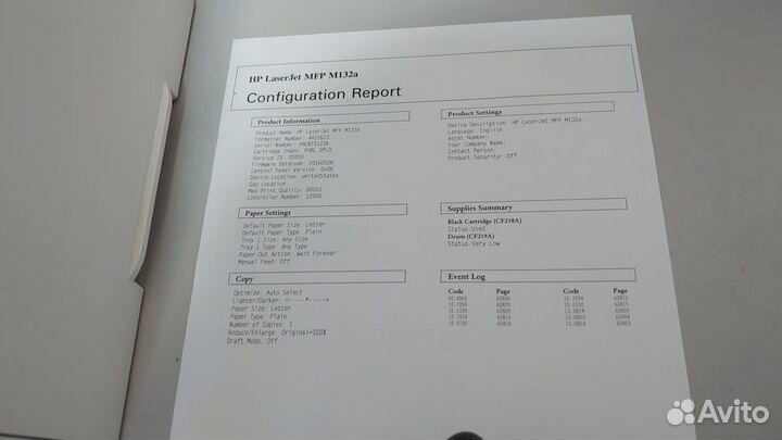 Мфу лазерное HP LaserJet Pro M132a