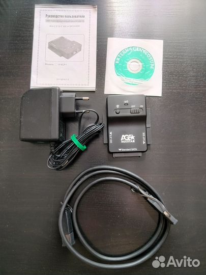 Адаптер-переходник для HDD SSD AgeStar 3fbcp1