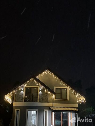 Монтаж/демонтаж новогодних гирлянд