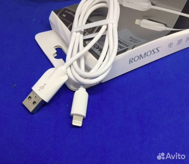 Кабель 105 см Lightning - USB Romoss