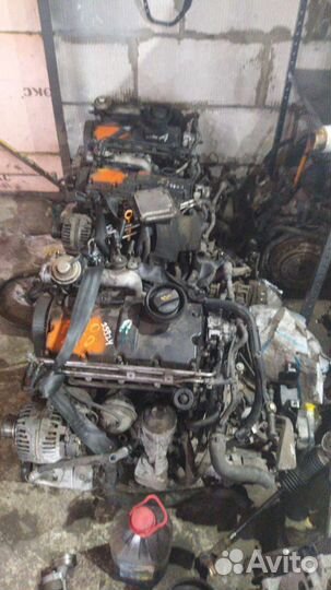 Двигатель фольксваген транспортер т5 1.9 AXB AXC