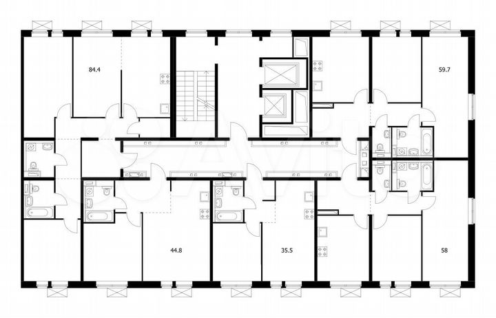 1-к. квартира, 35,5 м², 13/15 эт.