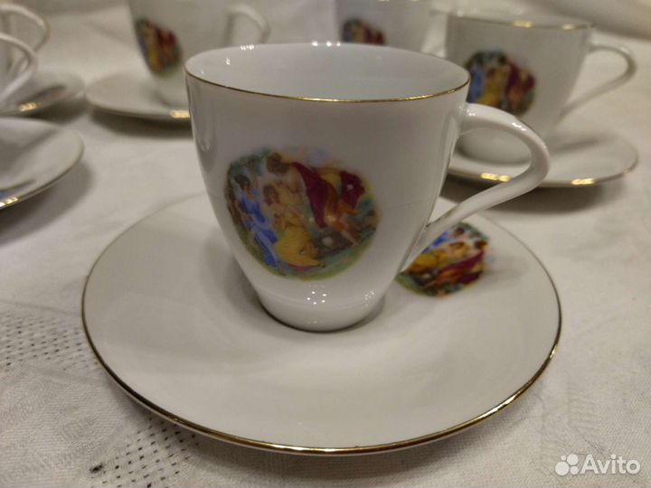 Чашки Мадонна кофейные новые Чехословакия