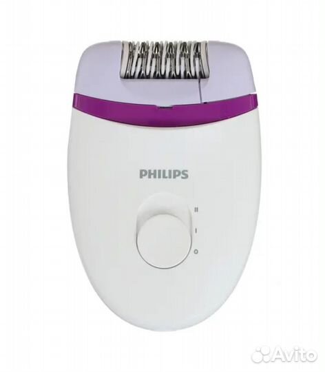 Эпилятор Philips BRE225/00, белый, фиолетовый