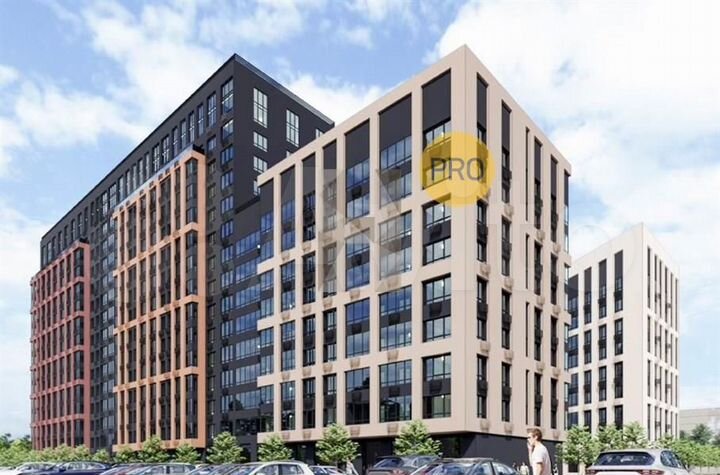 Квартира-студия, 24,3 м², 3/15 эт.