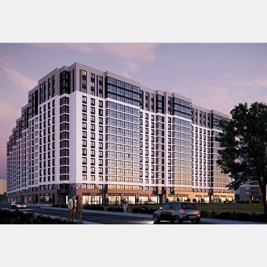3-к. квартира, 95,5 м², 6/16 эт.