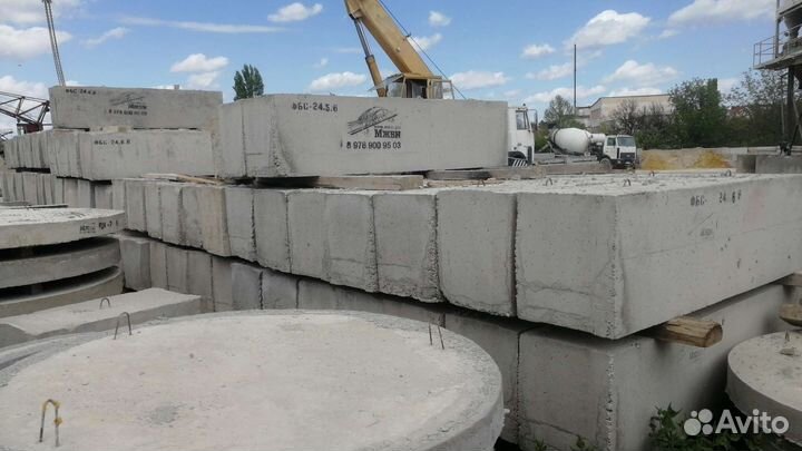 Бетон, Блок фбс, плита жб, сваи, кольца жби, кс